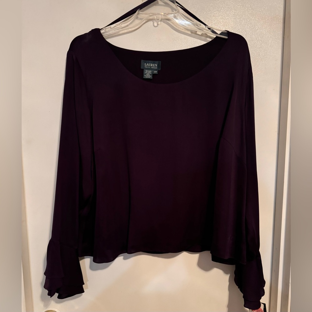 Ralph Lauren top deep purple